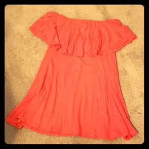 Coral dress